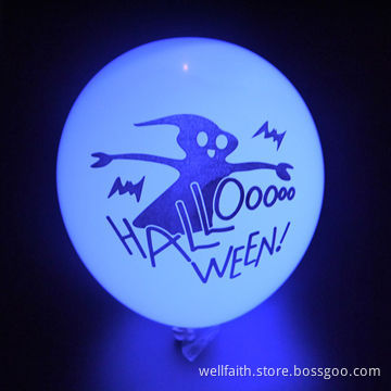LED Glowing Balloons for Halloween Decoration